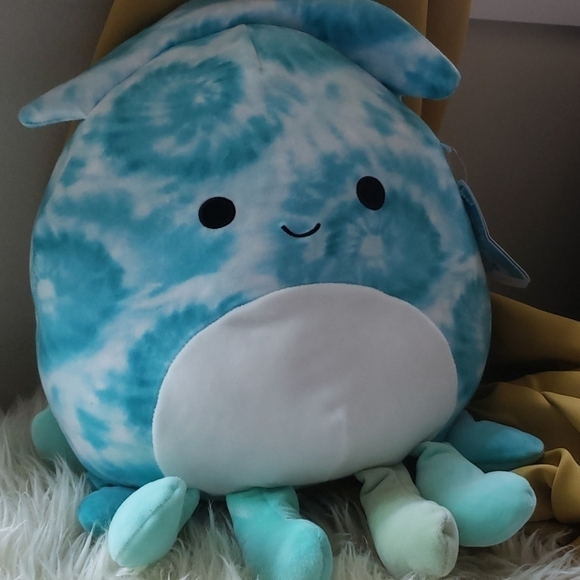 SQUISHMALLOWS Summer 2021 Tie Dye Squid Landon 12 inc - Picture 2 of 4